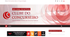 Desktop Screenshot of clubedoconcurseiro.com.br